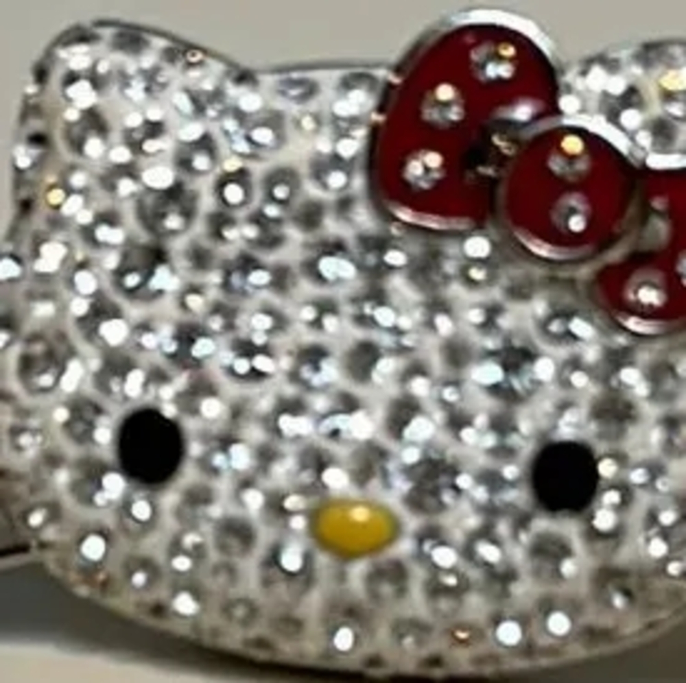 Hello Kitty Silver and Red Ring